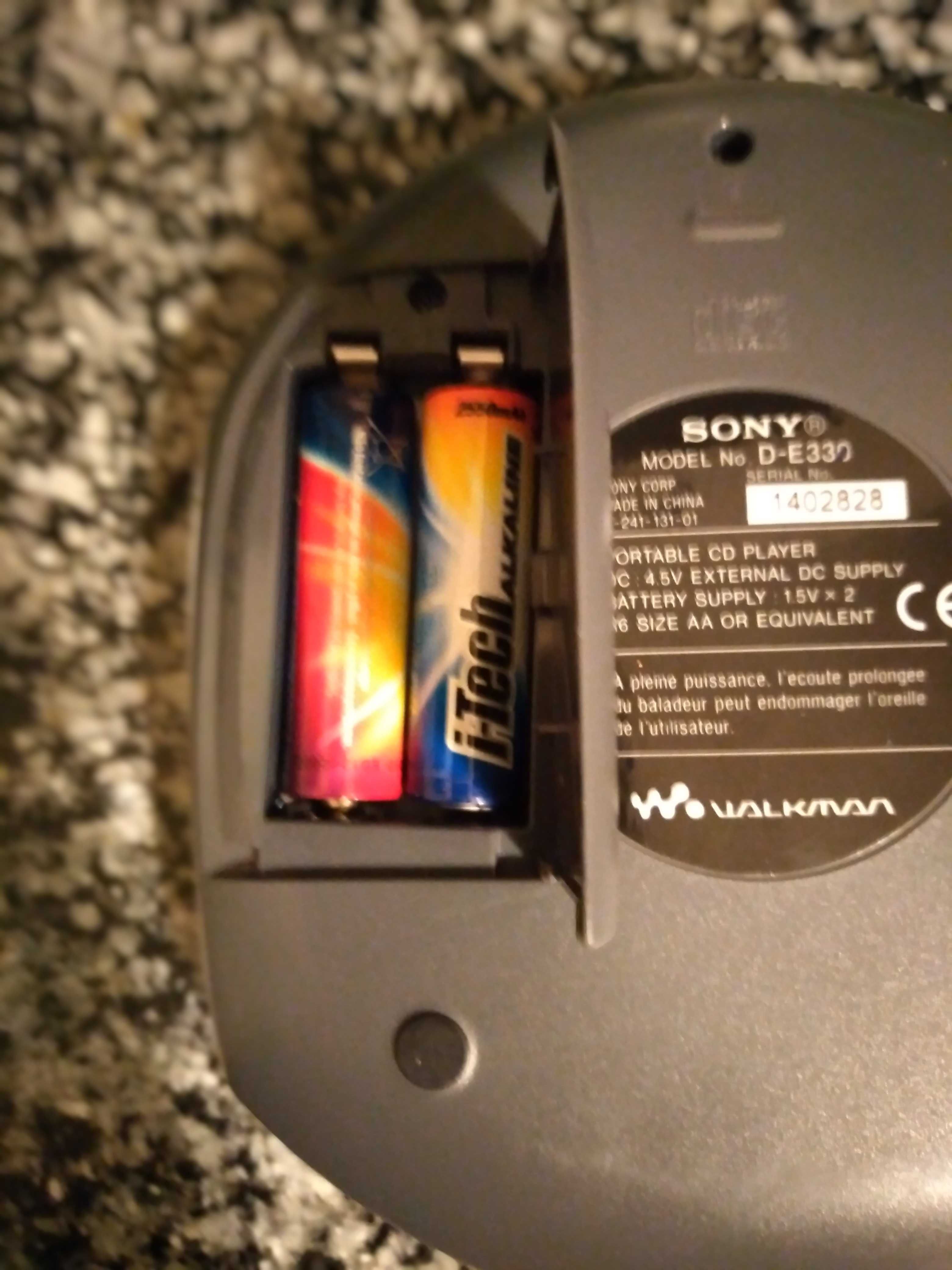 Walkamn CD, Sony, Model D-E330