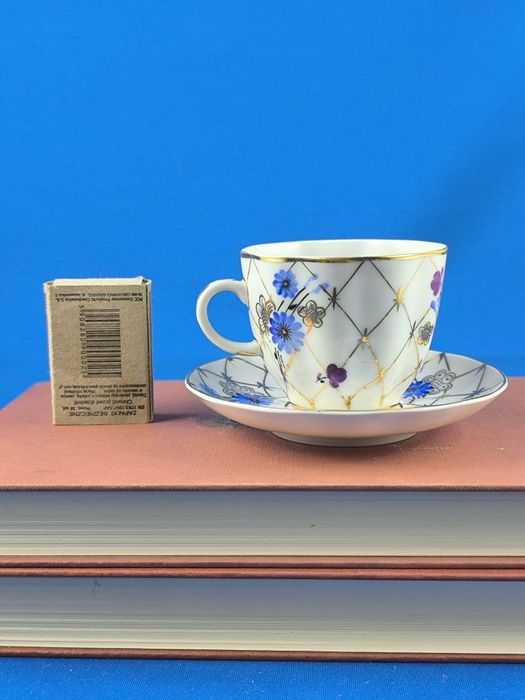Duo Łomonosow LFZ #filiżanka #ZSRR #Rosja  #porcelana