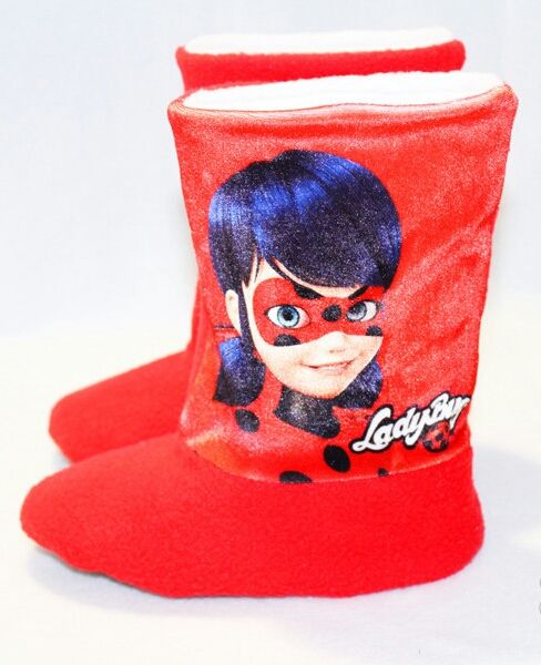 Домашние тапочки сапожки Леди Баг
