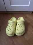 Crocsy 38 koturny żółte klapki chodaki