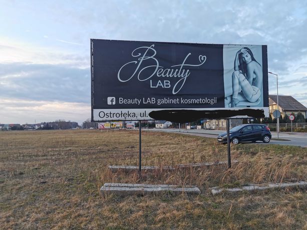 Billboard stelaż reklama 6x3m
