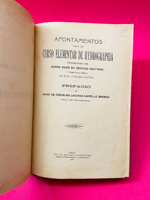 Apontamentos para um Curso Elementar de Hydrografia - Azevedo Coutinho