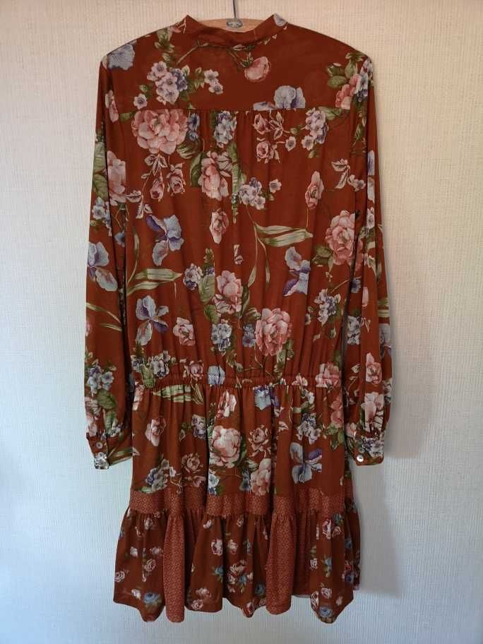 wiosenna sukienka codzienna oversize M L XL uniwersalny