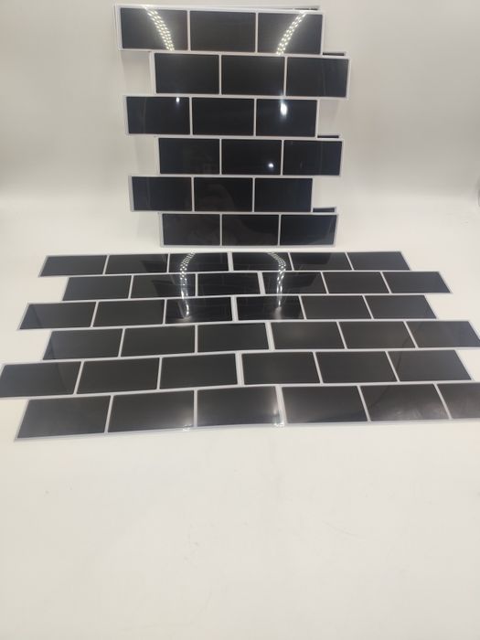 Naklejki na ścianę imitujące kafelki 3D