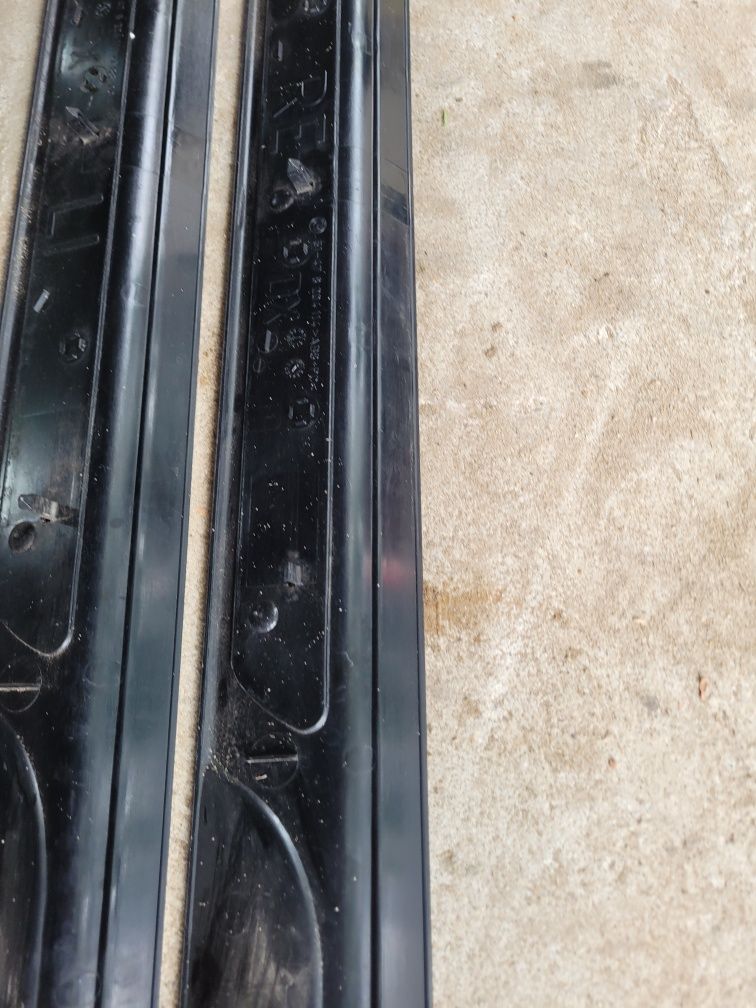 Bmw e46 coupe cabrio listwy m pakiet nakładki na progi wewnętrzne