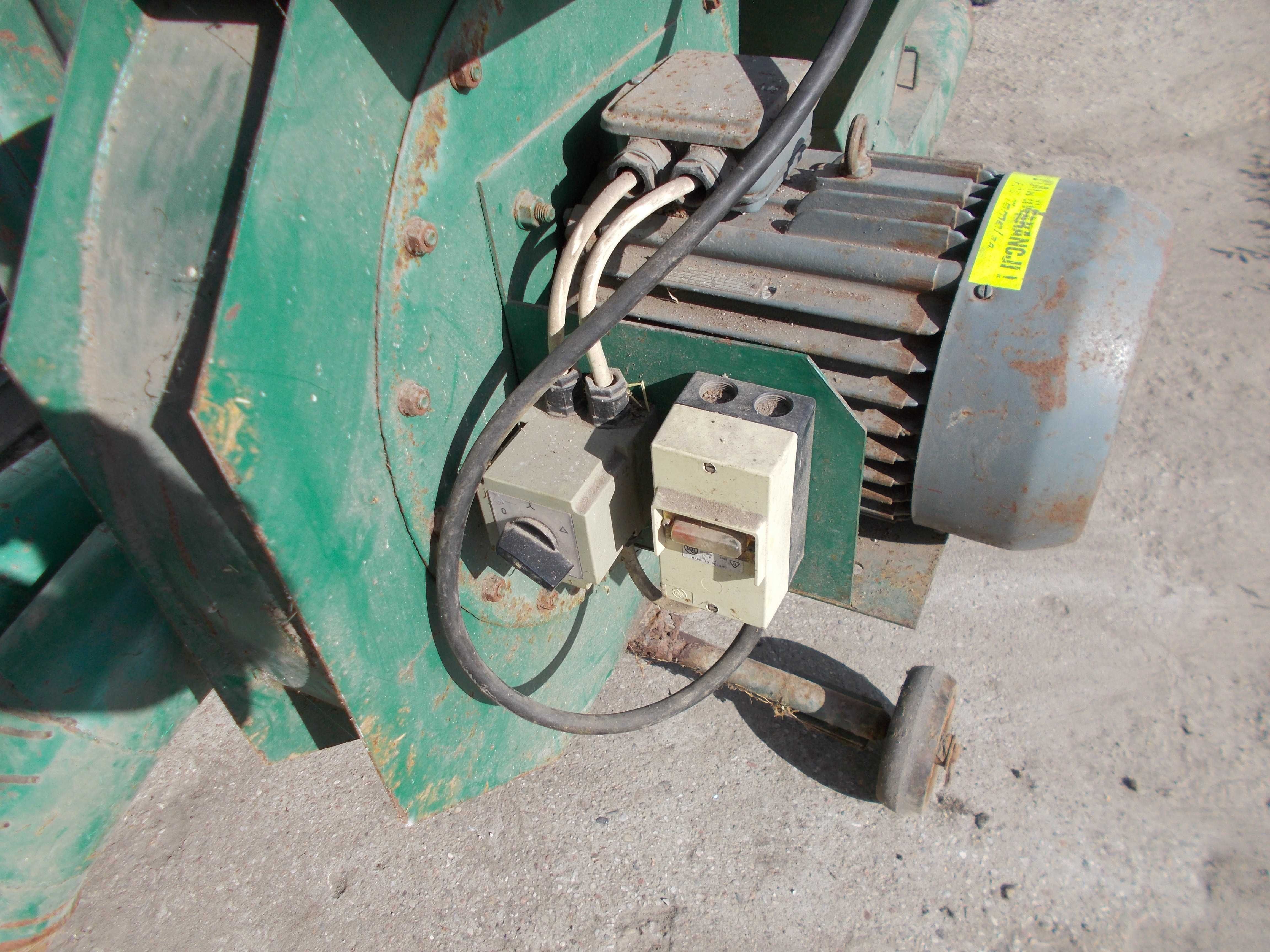 dmuchawa do zboża 7.5 kw żmijka komplet rur