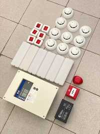 Central de deteção de incendio Kit Sistema automático Deteção Incêndio