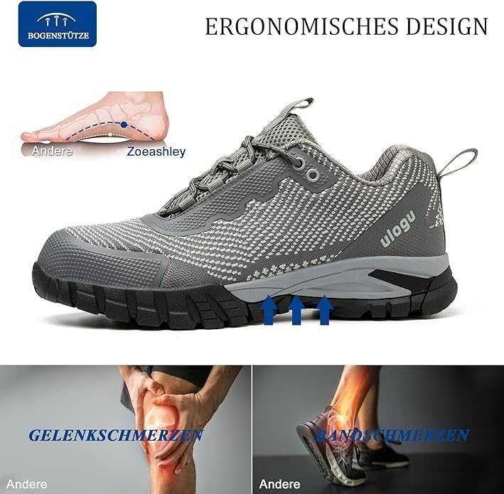 Nowe męskie buty robocze / metalowy nosek / wodoodporne !R-46! 4045!