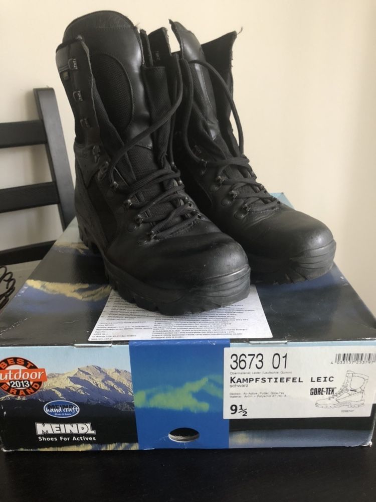 Buty taktyczne Meindl Kampfstiefel leicht goretex 3673 01rozm. 9,5(44)