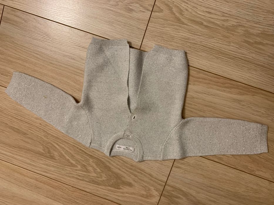 Sweterek srebrny roz. 74 cm