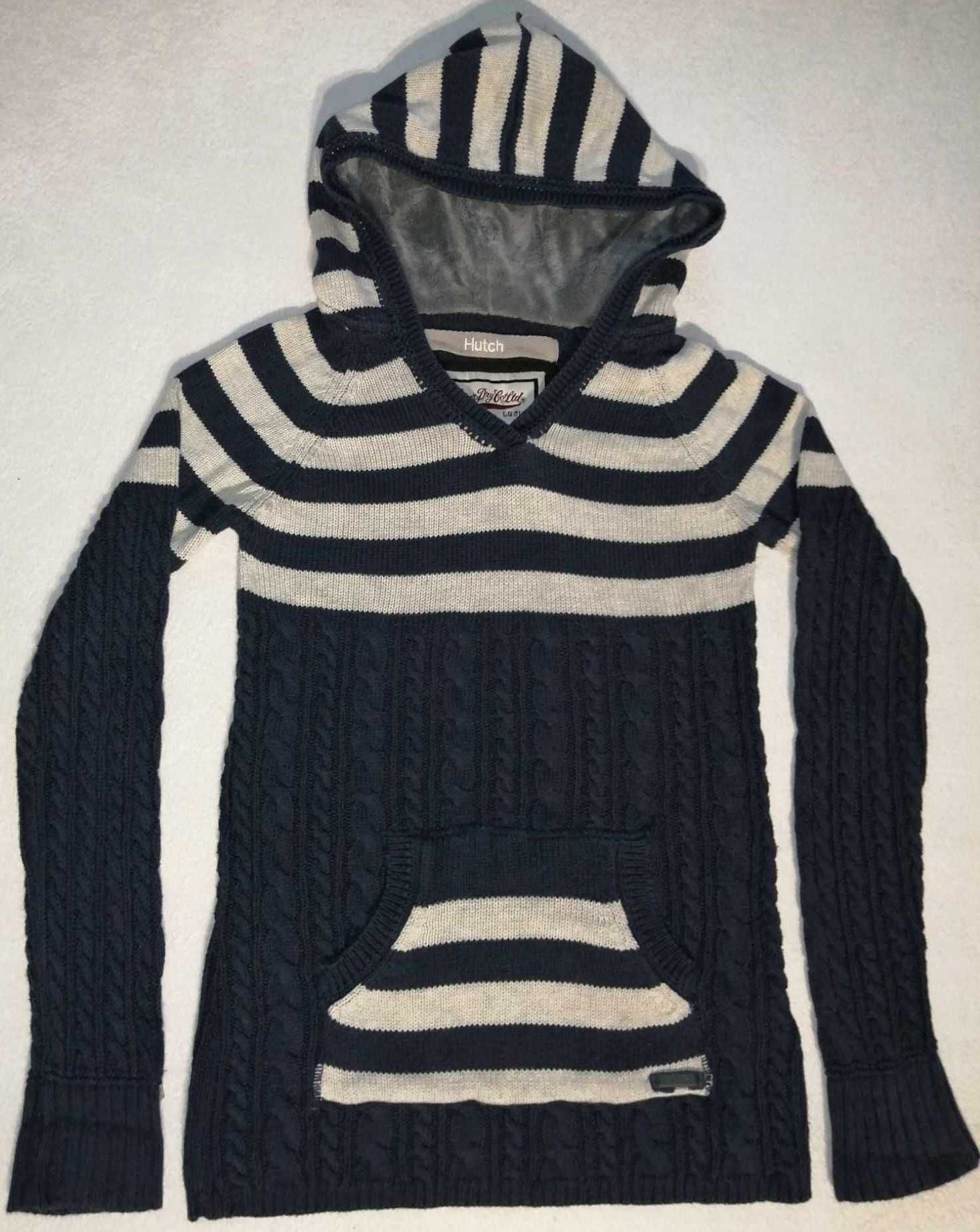 SUPERDRY HUTCH Sweter Damski M Kaptur Kangurka Oryginalny 100%