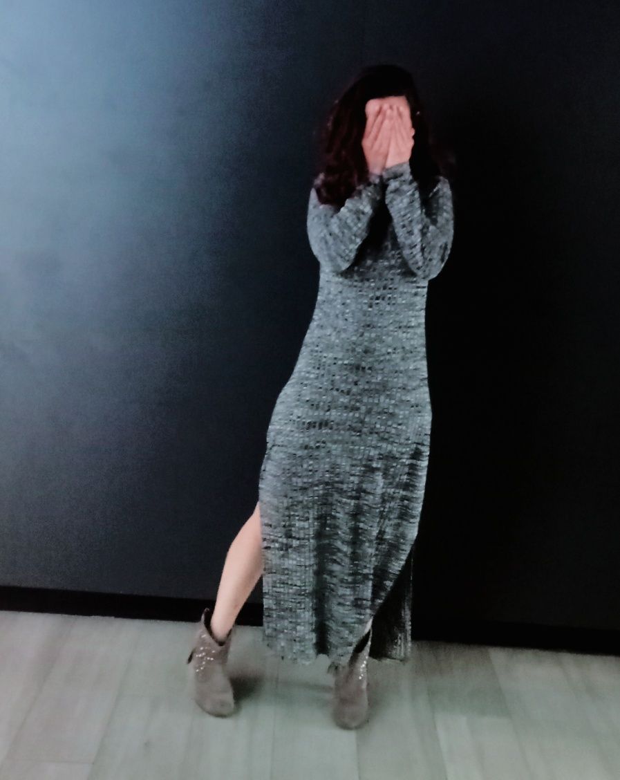 Vestido Cumprido Mango