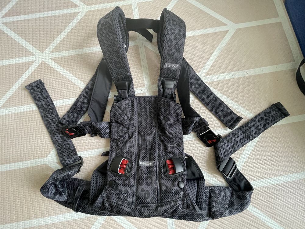 Nosidlo babybjorn leopard antracyt