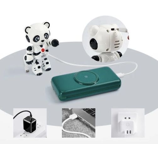 Interaktywna Śpiewająca Panda Gra Świeci Powtarza Robot Dla Dzieci