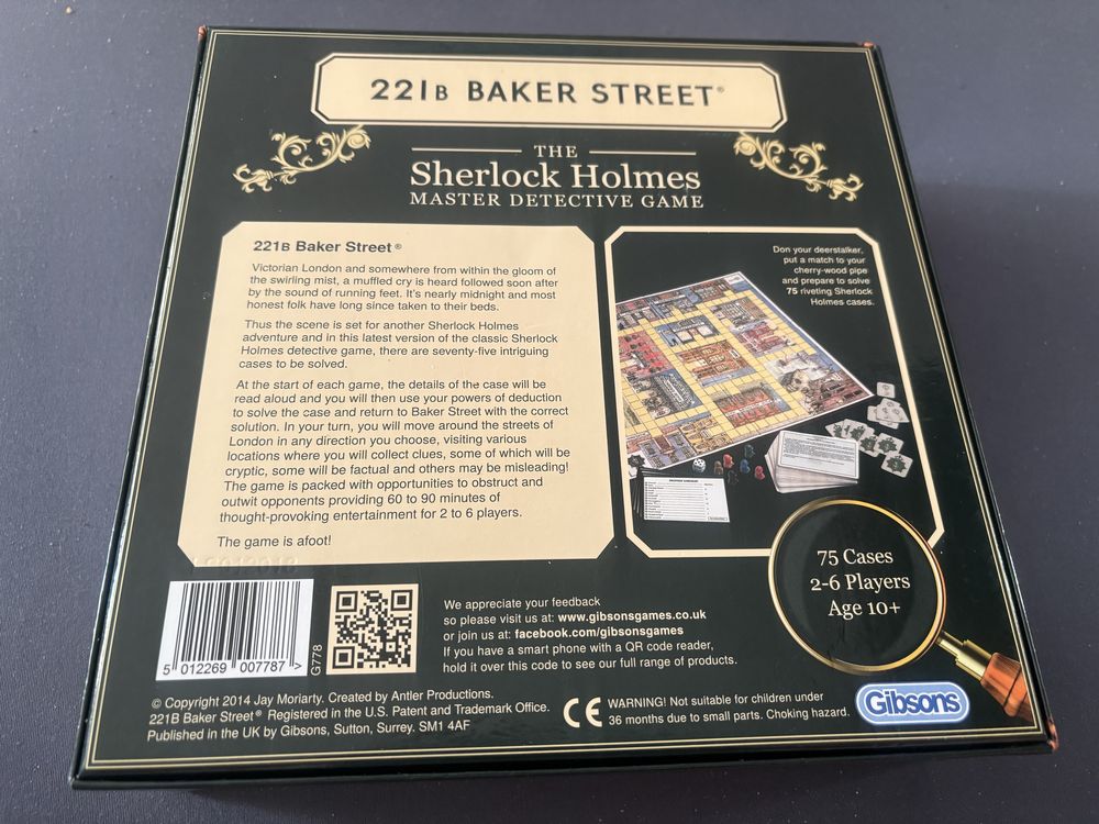 Sherlock Holmes gra planszowa Nowa