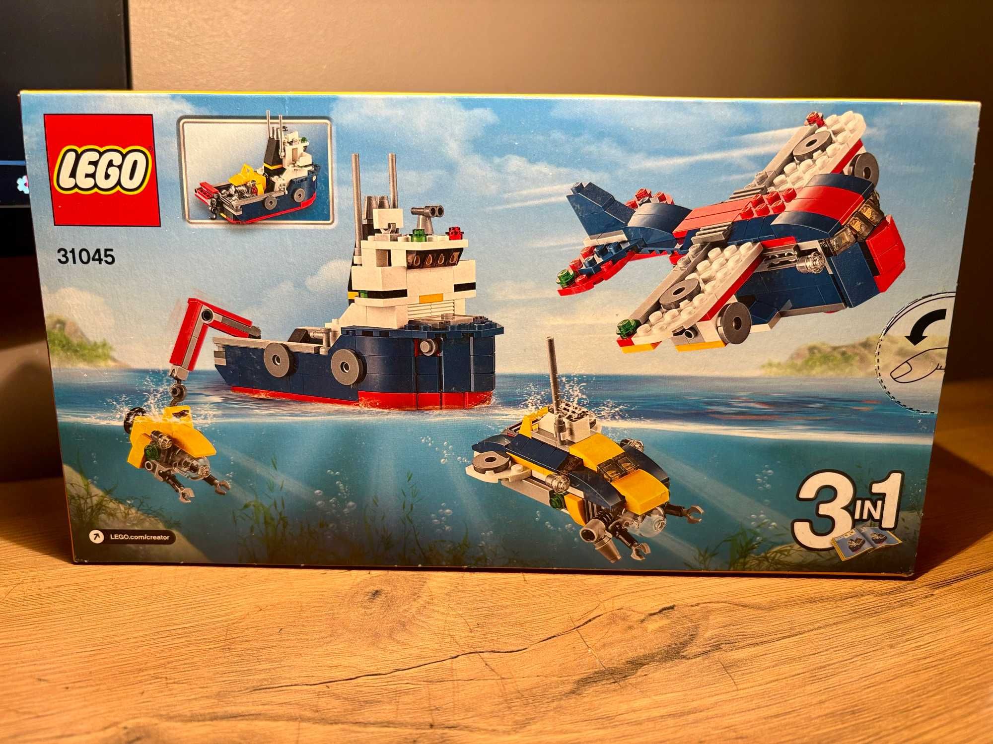LEGO Creator 31045 – Badacz oceanów 3w1 (Nowe)