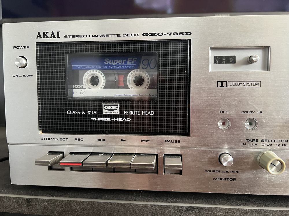 Касетний магнітофон AKAI GXC-725D (1978 рік), все працює