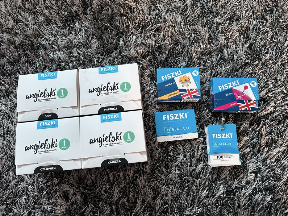 Fiszki angielski pozim 1