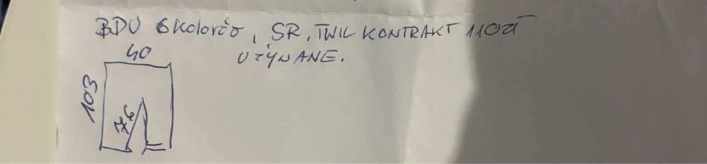 Spodnie BDU Desert 6 color SR twil kontrakt