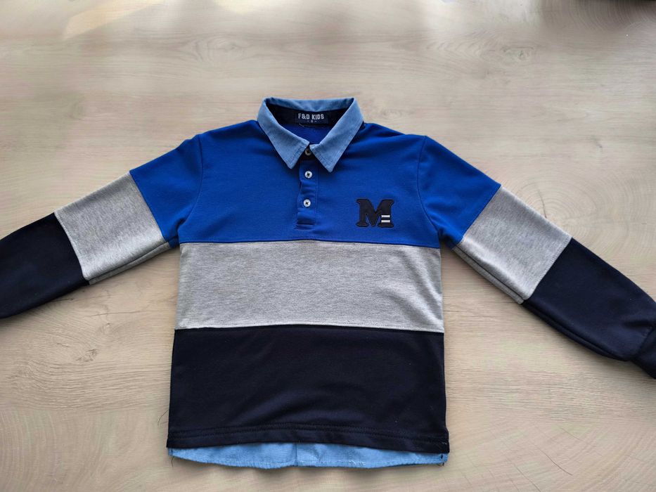 Koszulka polo na długi rękaw, F&D Kids, rozm. 134