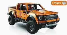 Klocki  Ford Raptor F-150 Samochód Terenówka 1379 PCS