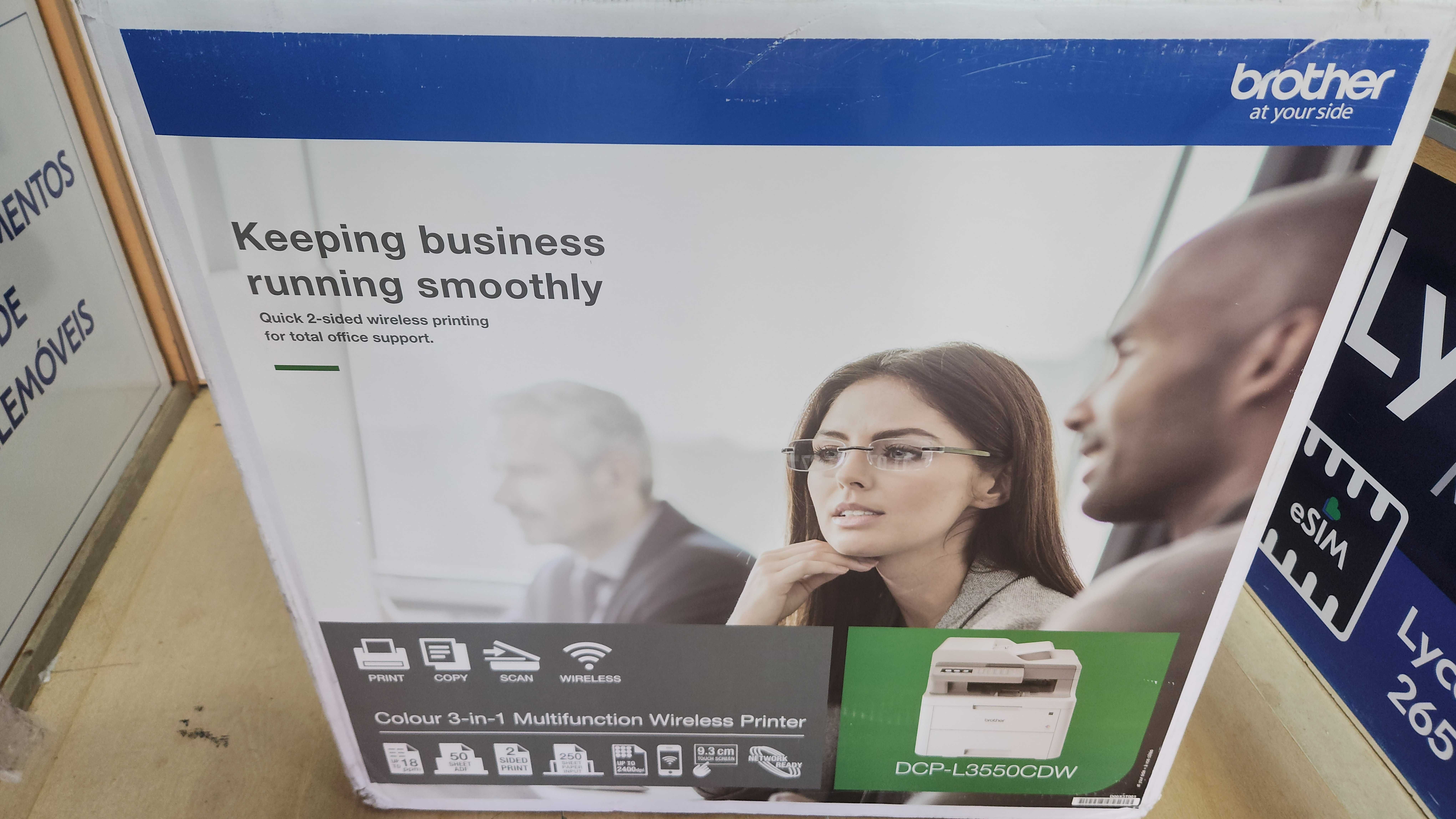 Impressora Epson Laser cores multifunções (garantia) Wi-Fi DCP L3550