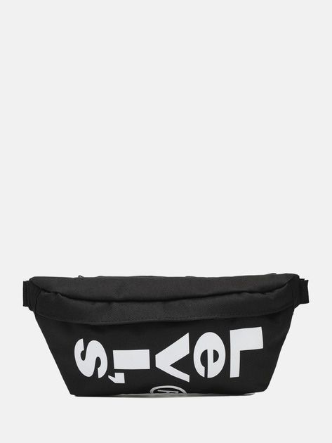 Сумка бананка чоловіча Levi's Small banana sling - wordmark  Оригінал