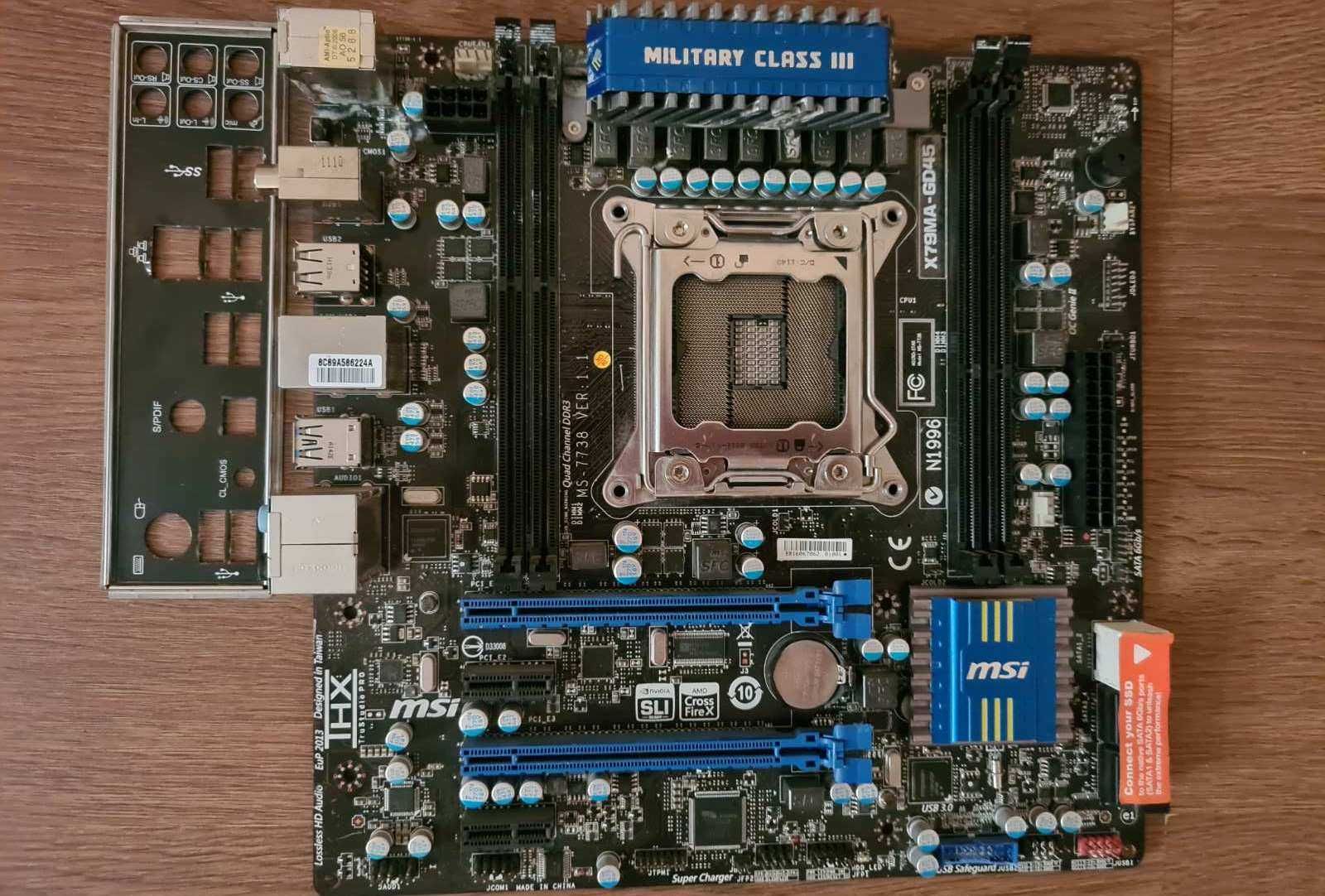 s2011 MSI X79MA-GD45 + E5-2689 (8\16 x 3.6GHz) + 16Gb DDR3 1866