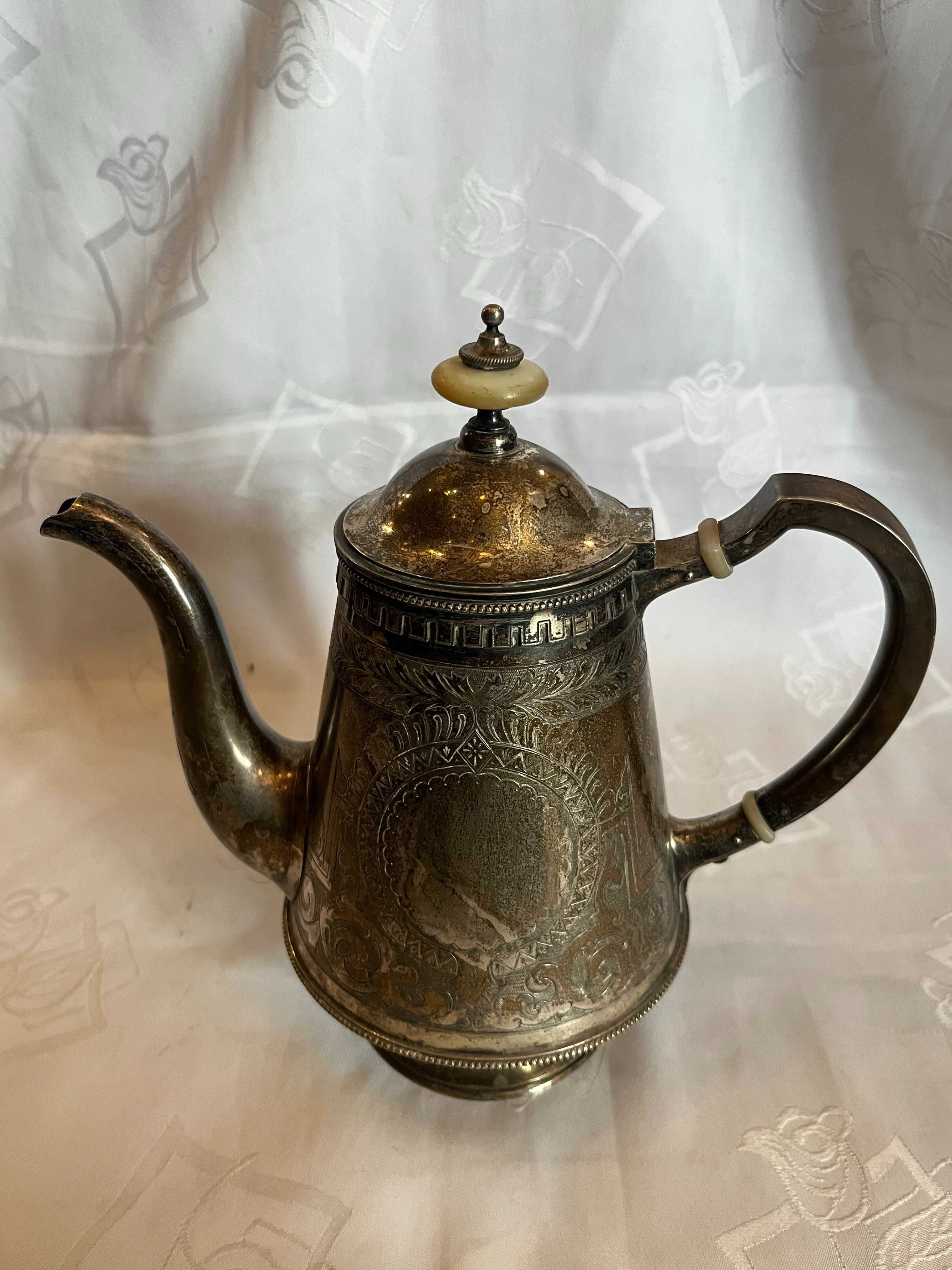 Dzbanek do herbaty, srebro 800, Carska Rosja