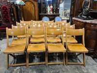 Stare Porządne Krzesła Rozkładane 16 szt. aukcja 1 szt.