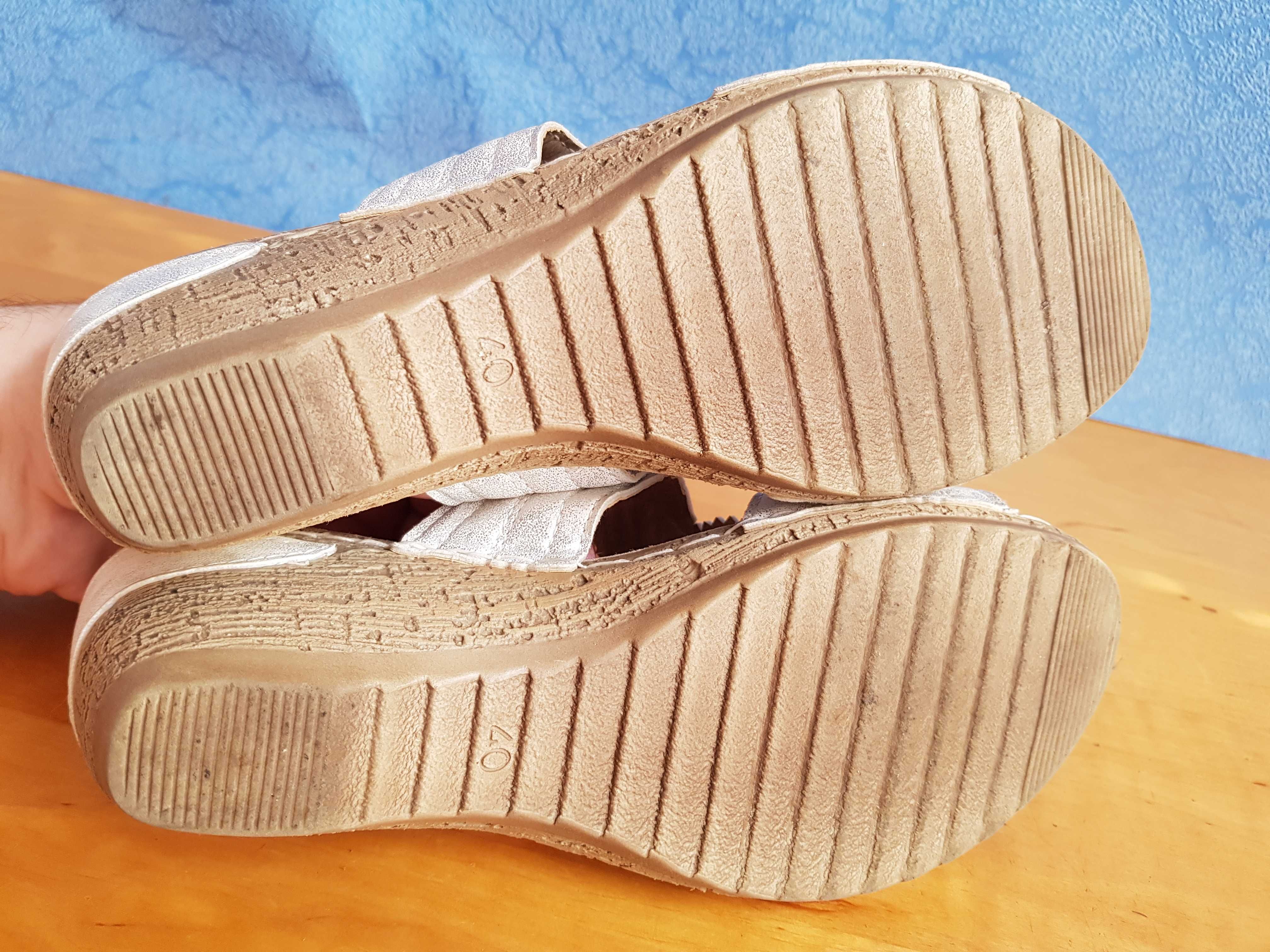 Klapki Marco Tozzi Skóra R 40 25cm