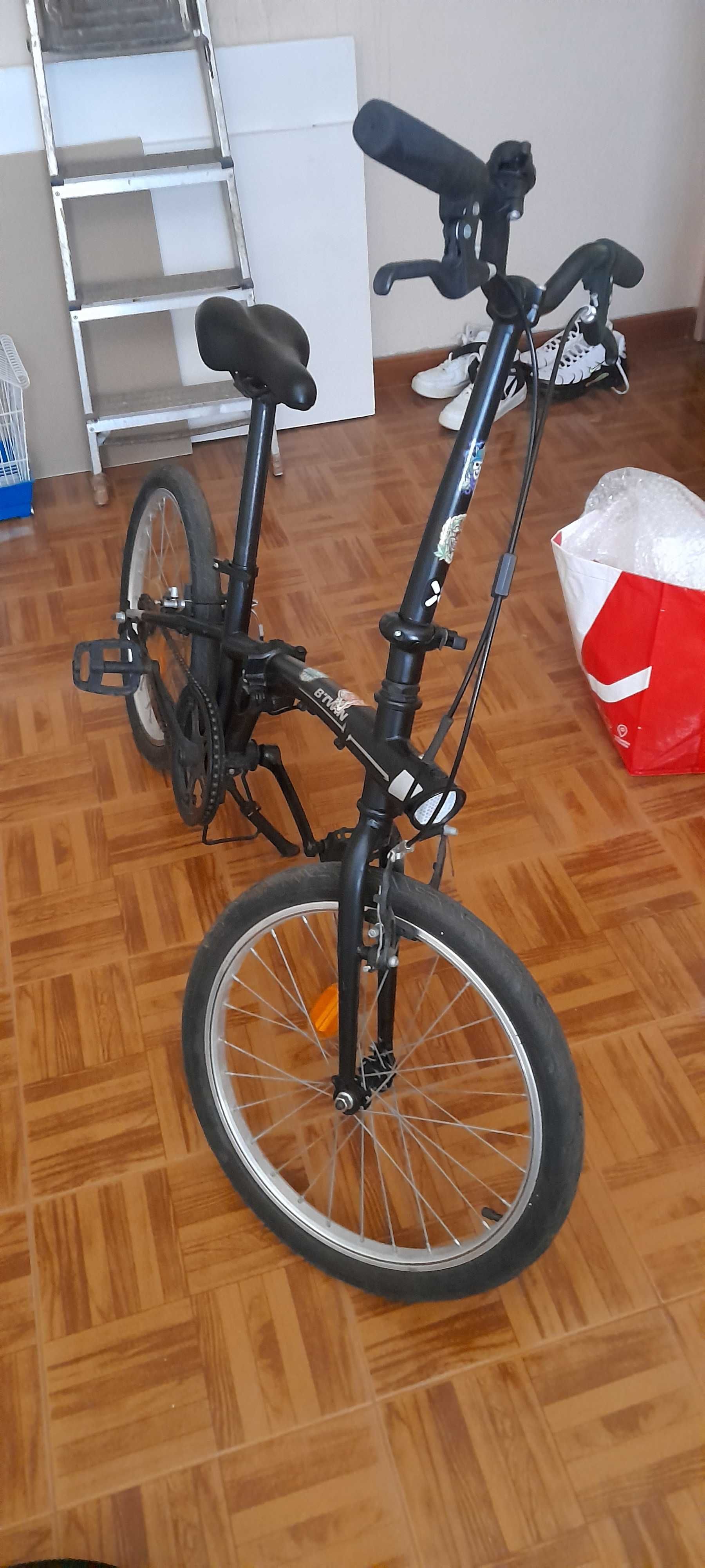 Bicicleta btwin tilt dobrável