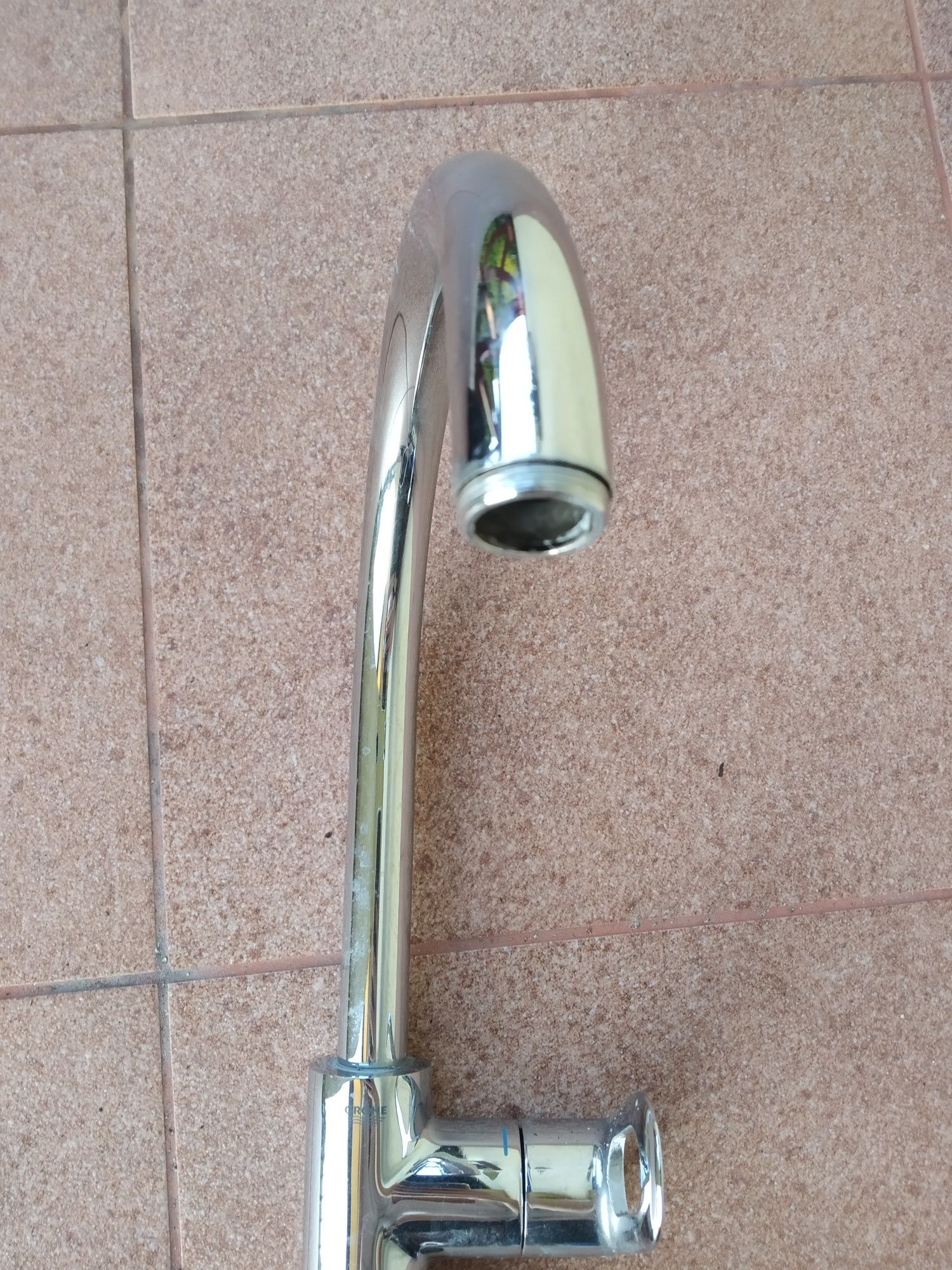 Bateria kuchenna grohe używana srebrna