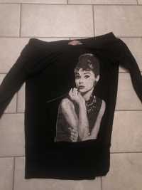 Audrey Hepburn bluzka czarna