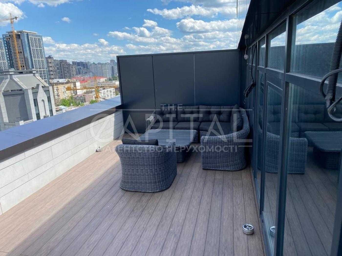 Панорамний офіс в ЖК "New York", 227 м2, тераса, меблі