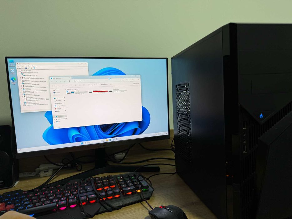 Ігровий компьютер Intel+ GeForce 16Gb DDR4+ новий Windows 11