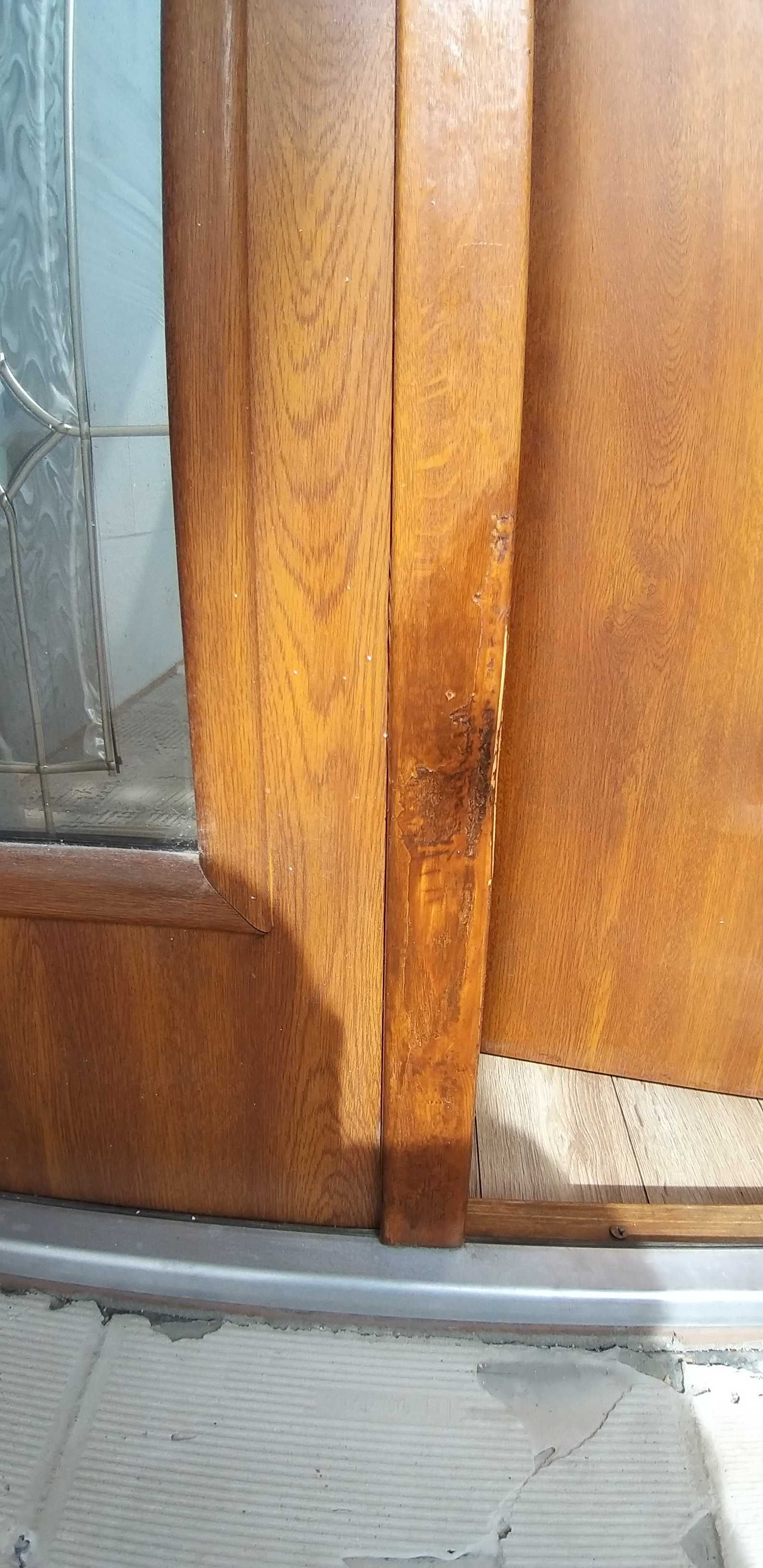 Drzwi zewnętrzne z dostawką