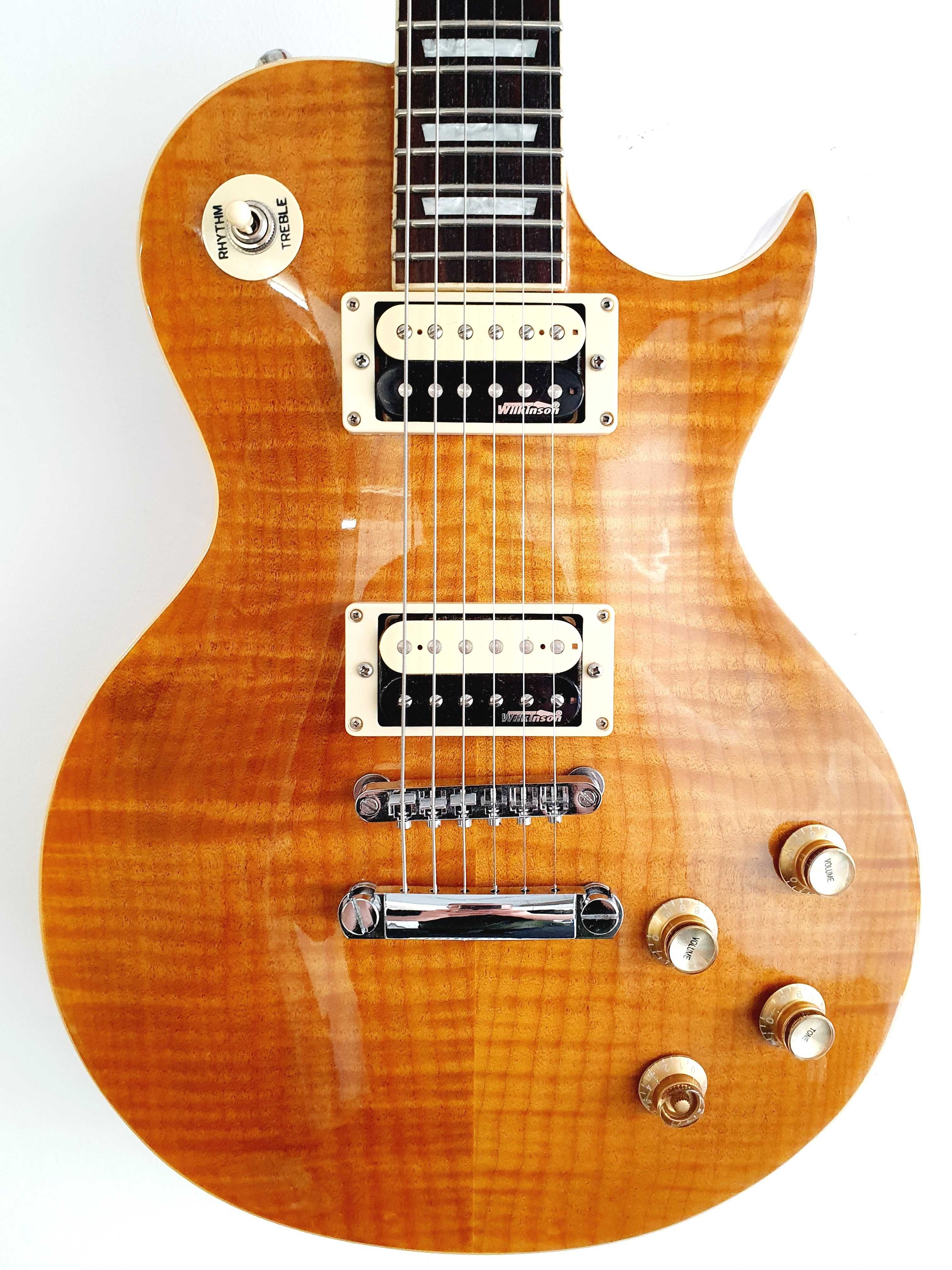 Gitara Elektryczna Vintage V100AFD Paradise + Hard Case /klucze Gotoh