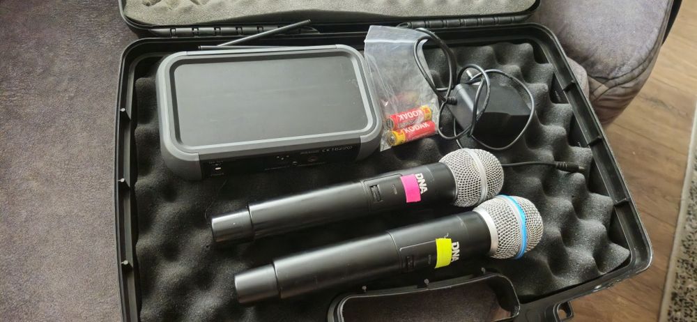 Mikrofony bezprzewodowe DNA dual vocal