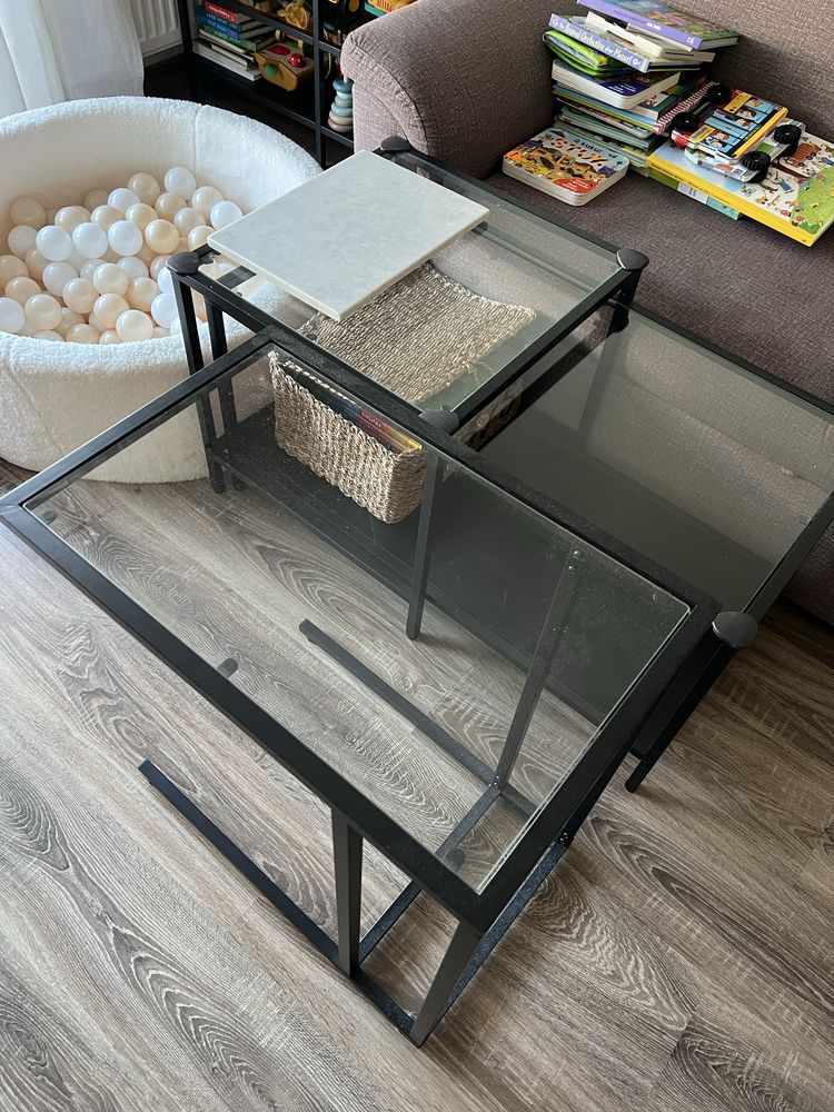 Stolik kawowy plus pod laptopa ikea metal okazja