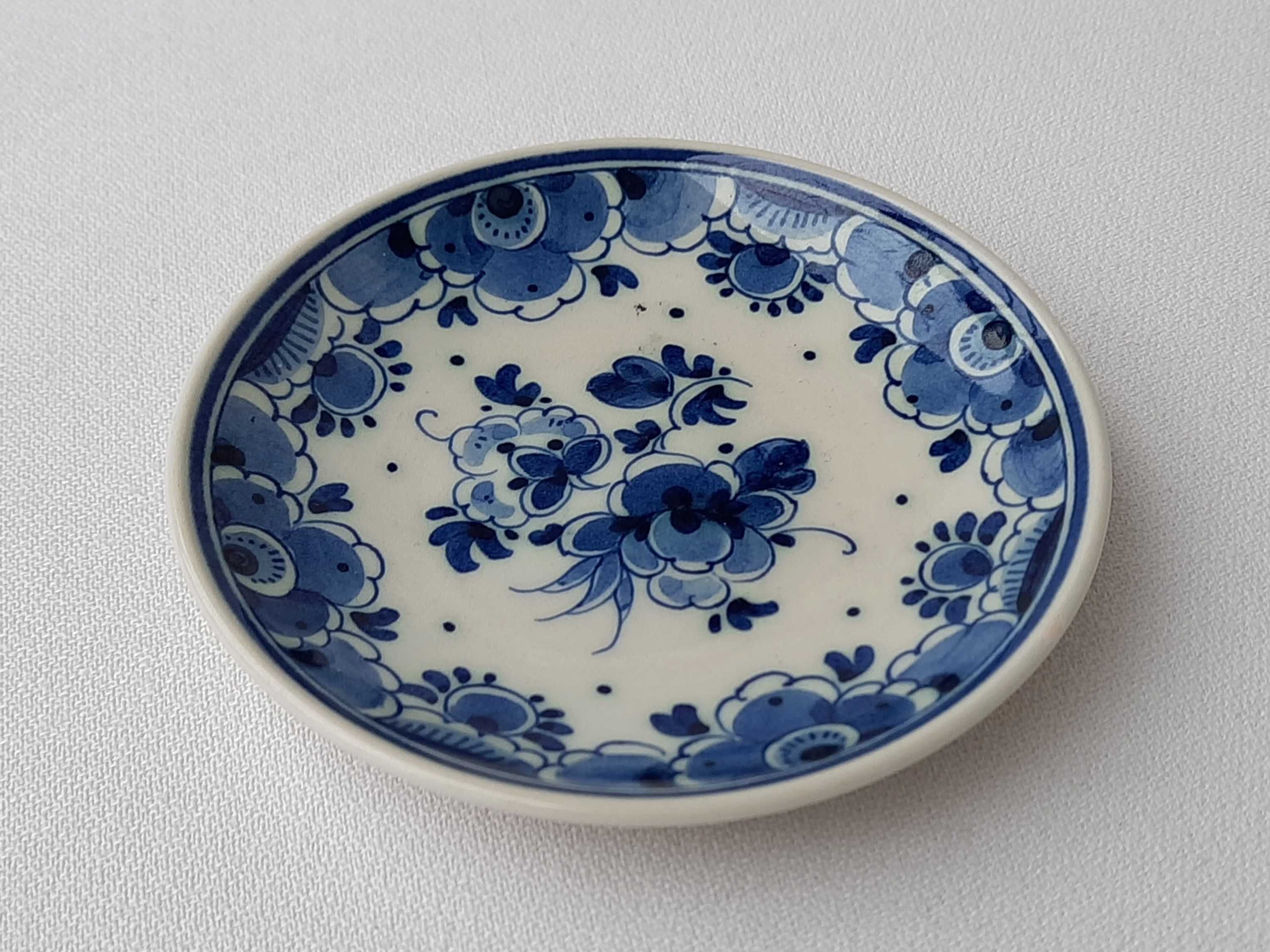 Stary talerz dekoracyjny Delft , talerz ceramiczny