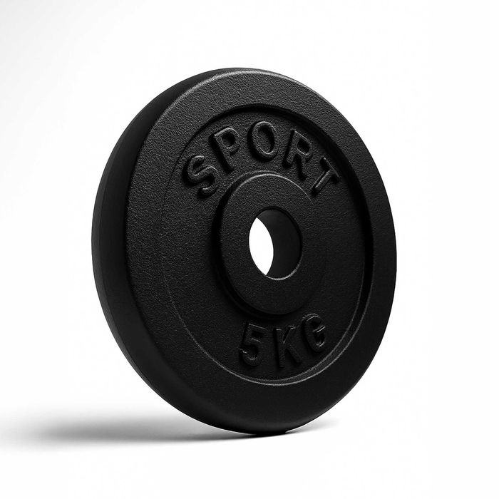 Obciążenie żeliwne talerz 2x5kg zestaw 10kg 28mm