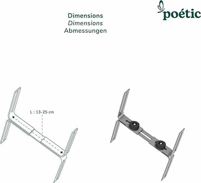POETIC/EMSA – uchwyt na skrzynki na kwiaty