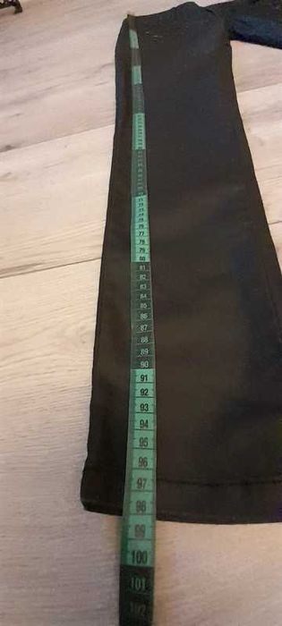 Woskowane spodnie damskie, niski stan .Clockhouse