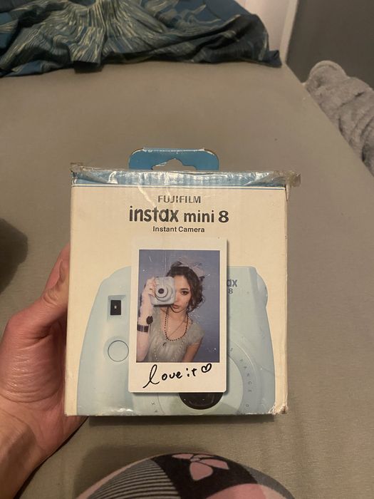Instax mini 8 aparat natychmiastowy instant camera fujifilm niebieski