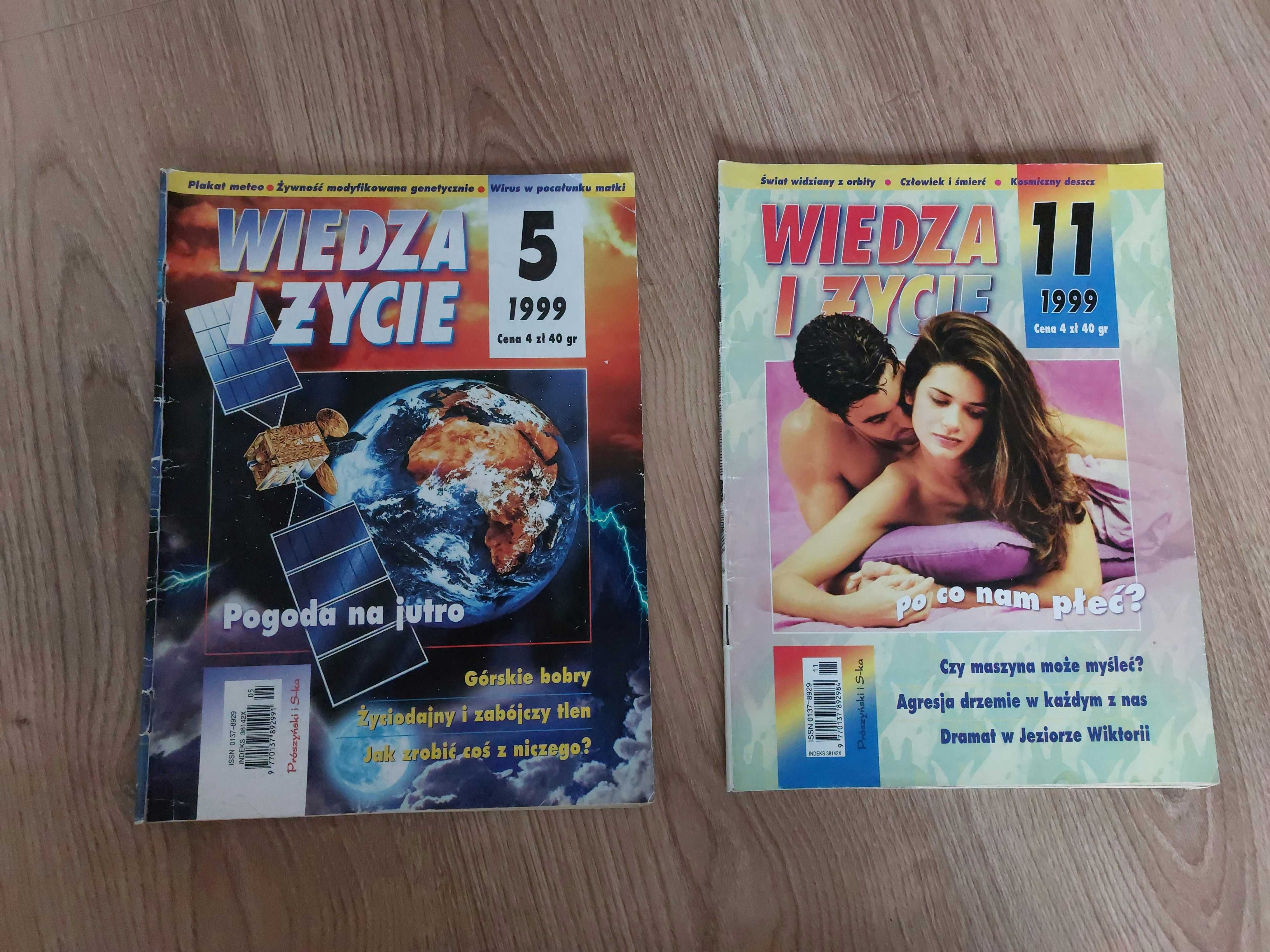 Wiedza i życie 5/1999 11/1999 gazetka