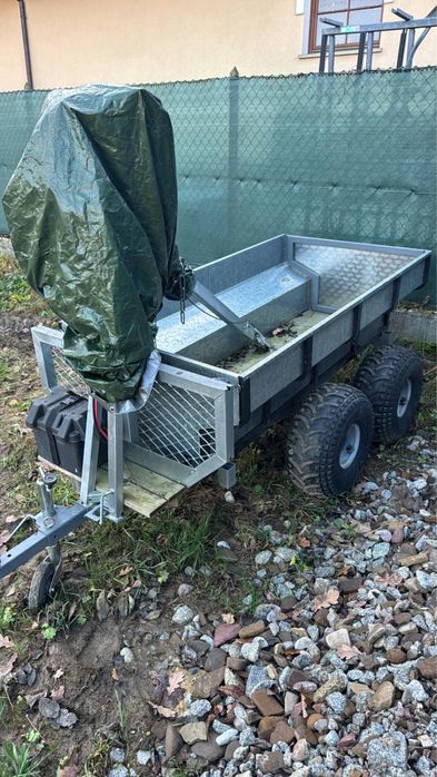 Przyczepka do Quada, buggy, atv Kelfri z mini dźwigiem