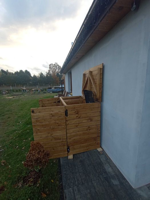 Zabudowa kasza na śmieci