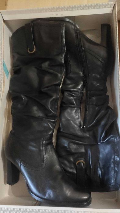 Сапоги женские кожаные Capris (еврозима)