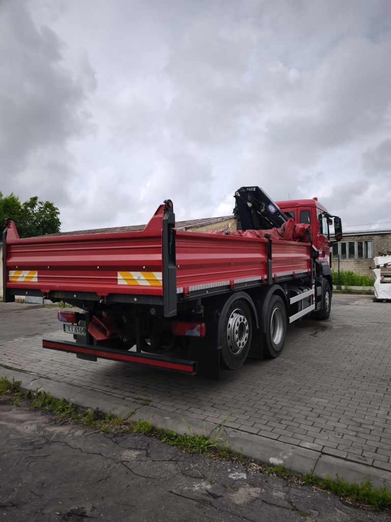 MAN TGS 26.360 wywrotka HDS żuraw